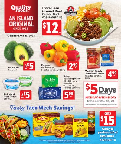 Quality Foods Flyer October 17 to 23