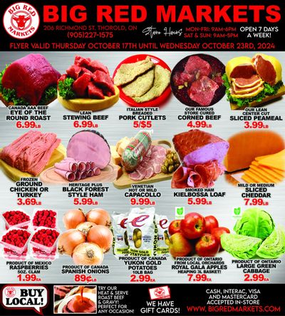 Big Red Markets Flyer October 17 to 23
