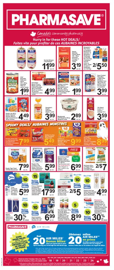 Pharmasave (NB) Flyer October 18 to 24 Pharmasave (NB) Flyer October 18 to 24