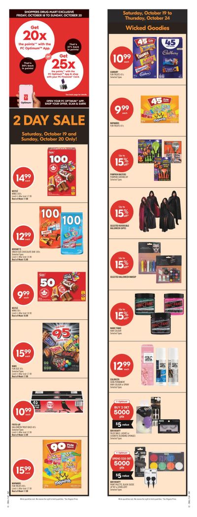 Shoppers Drug Mart (Atlantic) Flyer October 19 to 24