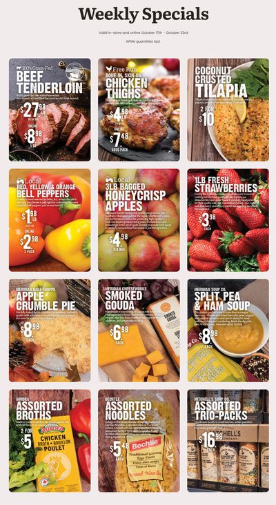 Meridian Farm Market Flyer October 17 to 23