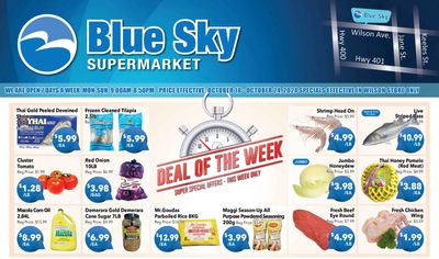 Blue Sky Supermarket (North York) Flyer October 18 to 24