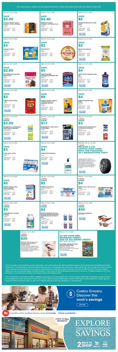 Costco (ON & Atlantic Canada) Weekly Savings June 8 to 14