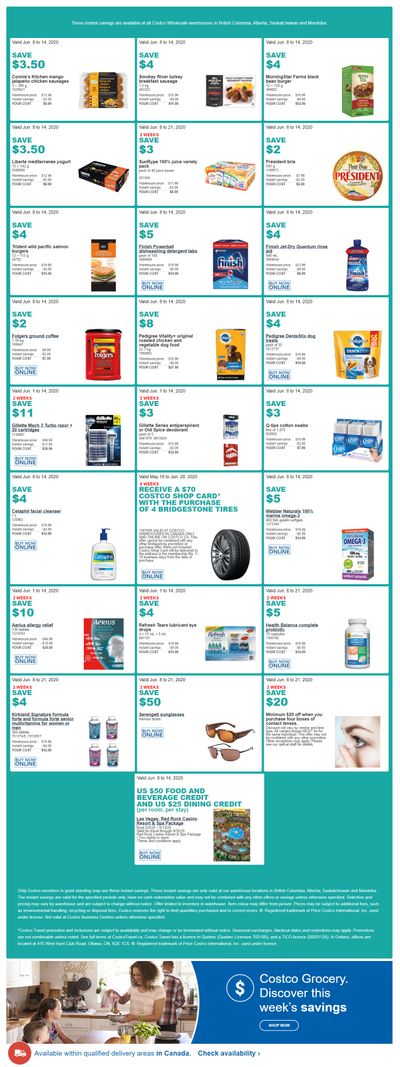 Costco (BC, AB, SK & MB) Weekly Savings June 8 to 14