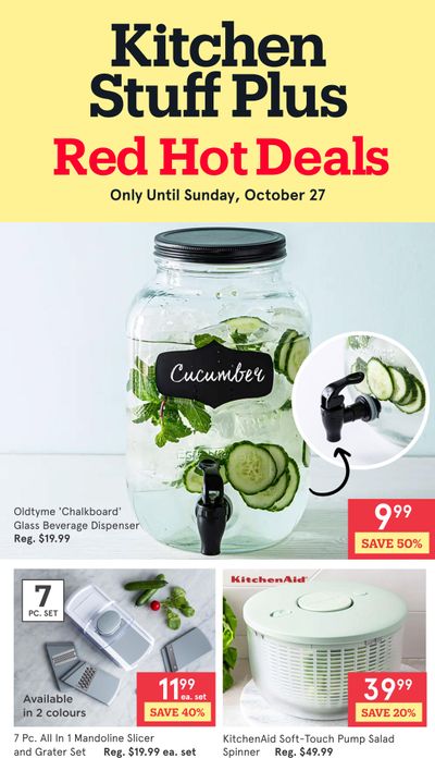 Kitchen Stuff Plus Red Hot Deals Flyer October 21 to 27