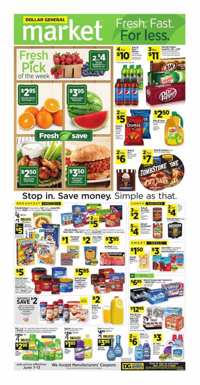 Dollar General Weekly Ad & Flyer June 7 to 13 Dollar General Weekly Ad & Flyer June 7 to 13