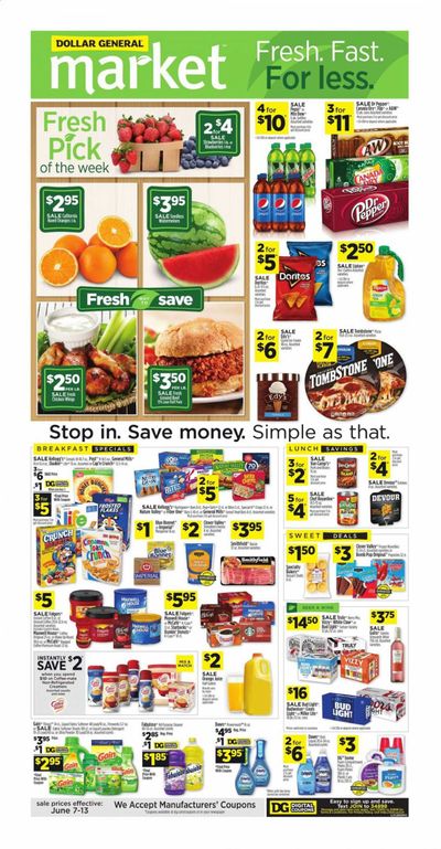 Dollar General Weekly Ad & Flyer June 7 to 13