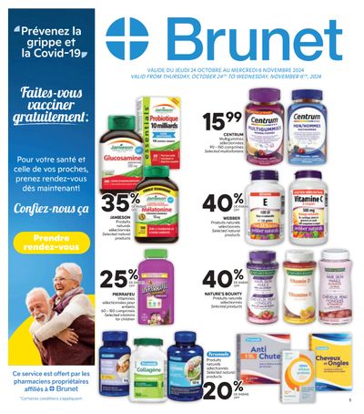 Brunet Pharmacy Flyer October 24 to November 6