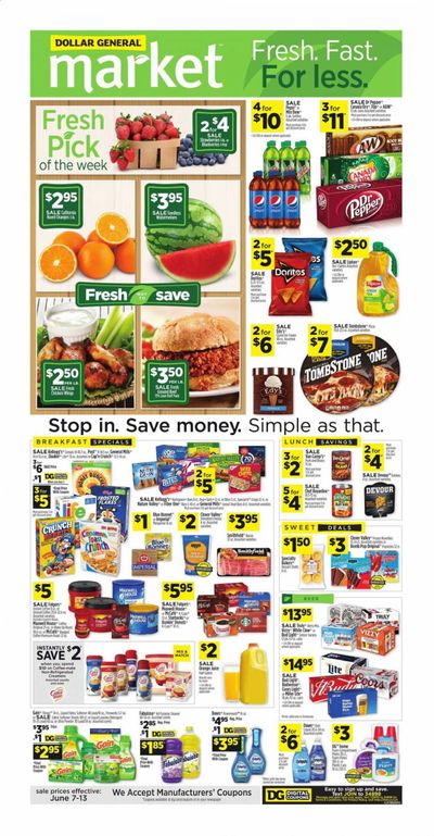 Dollar General Weekly Ad & Flyer June 7 to 13