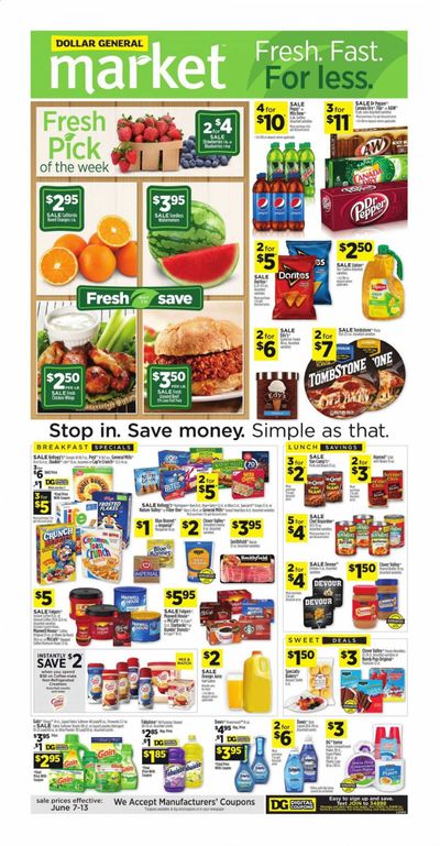 Dollar General Weekly Ad & Flyer June 7 to 13