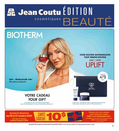Jean Coutu (QC) Beauty Flyer October 24 to November 6