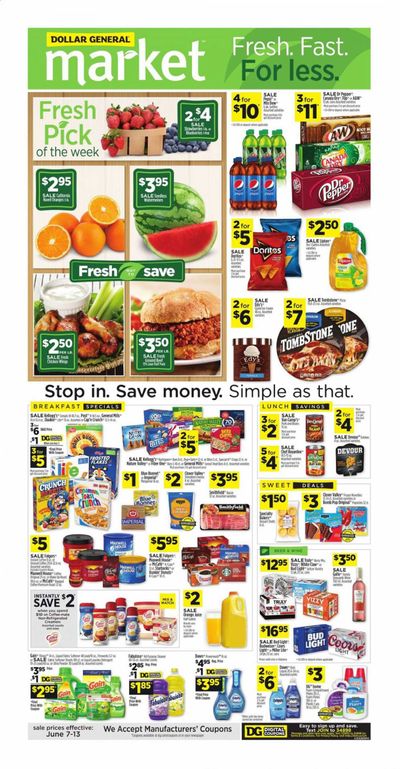 Dollar General Weekly Ad & Flyer June 7 to 13