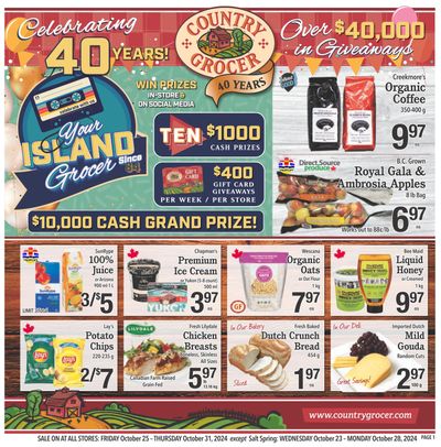 Country Grocer (Salt Spring) Flyer October 23 to 28