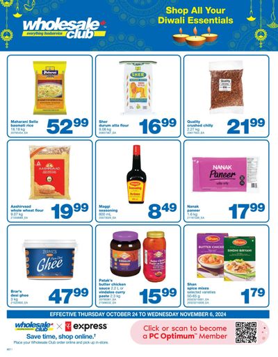 Wholesale Club (West) Flyer October 24 to November 6