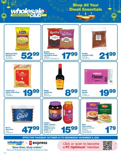 Wholesale Club (ON) Flyer October 24 to November 6