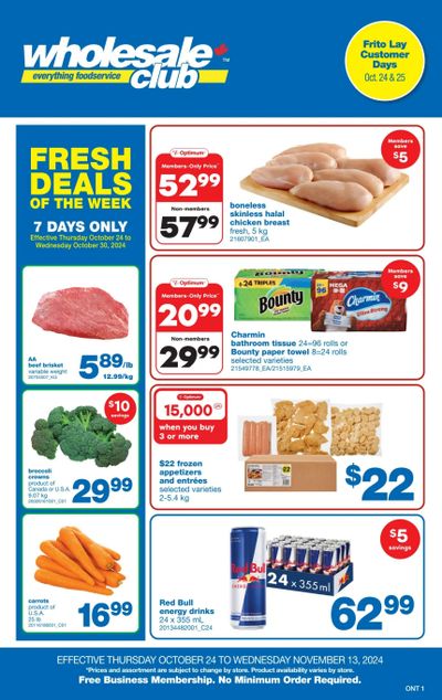 Wholesale Club (ON) Flyer October 24 to November 13