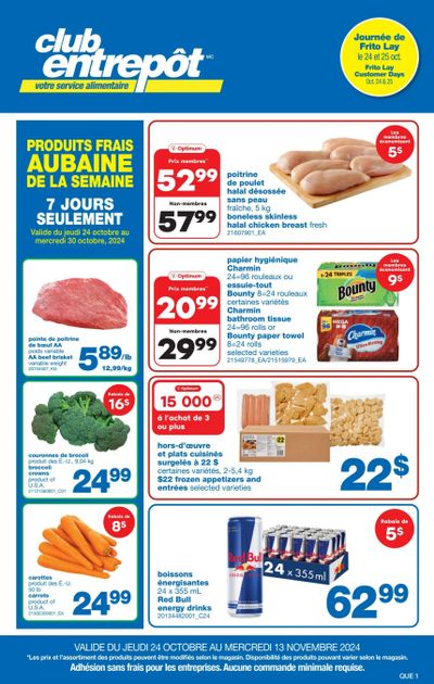 Wholesale Club (QC) Flyer October 24 to November 13