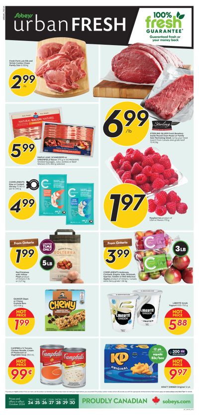 Sobeys Urban Fresh Flyer October 24 to 30