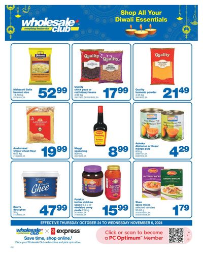 Wholesale Club (Atlantic) Flyer October 24 to November 6