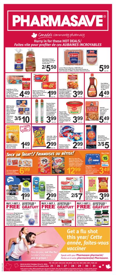Pharmasave (NB) Flyer October 25 to 31