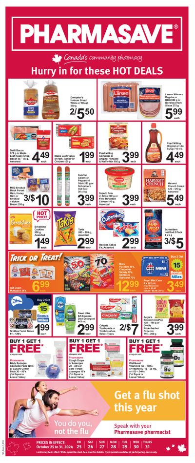 Pharmasave (Atlantic) Flyer October 25 to 31