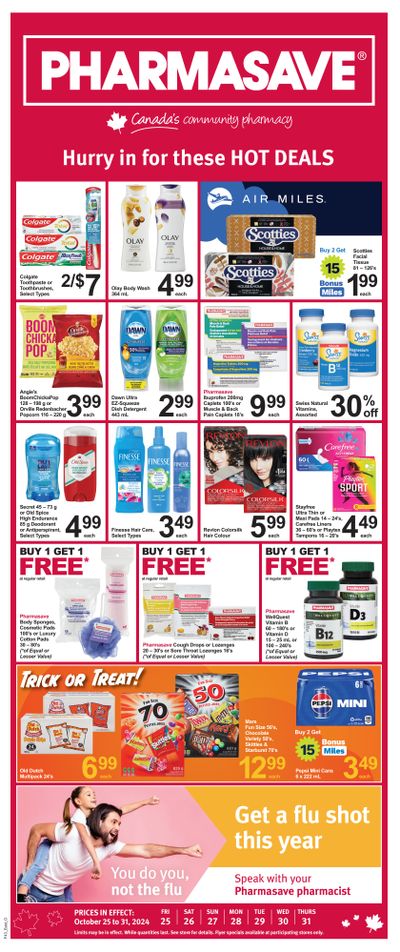 Pharmasave (ON) Flyer October 25 to 31