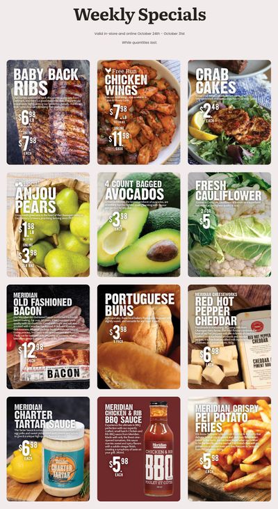 Meridian Farm Market Flyer October 24 to 30