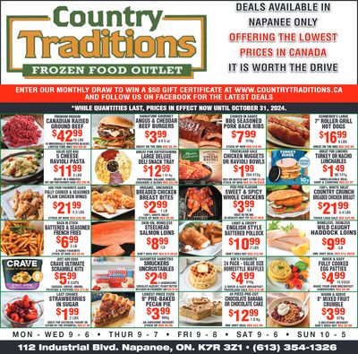 Country Traditions Flyer October 24 to 31