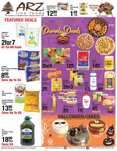Arz Fine Foods Flyer October 25 to 31