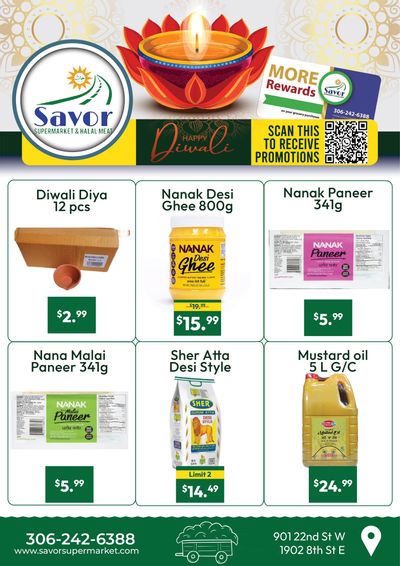Savor Supermarket Flyer October 25 to 31