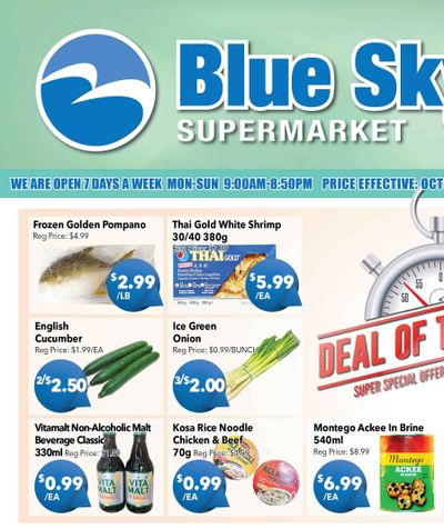 Blue Sky Supermarket (North York) Flyer October 25 to 31