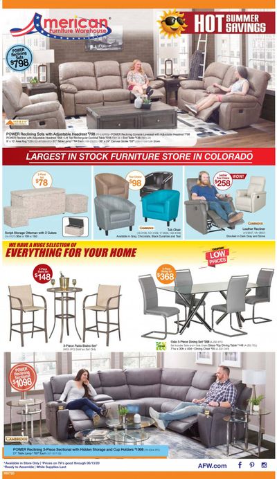 American Furniture Warehouse Weekly Ad & Flyer June 3 to 16