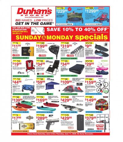 Dunham's Sports Weekly Ad & Flyer June 6 to 11