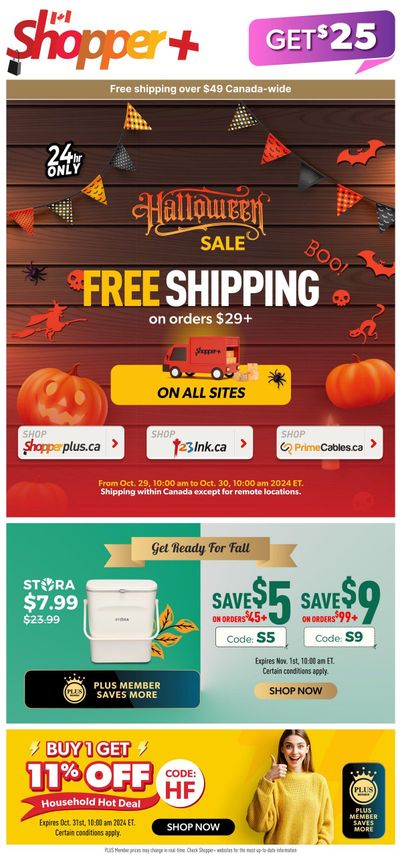 Shopper Plus Flyer October 29 to November 5