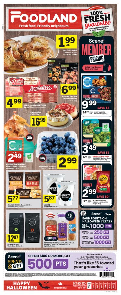 Foodland (ON) Flyer October 31 to November 6