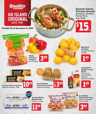 Quality Foods Flyer October 31 to November 6