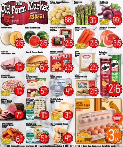 The Old Farm Market (Courtenay) Flyer October 31 to November 6