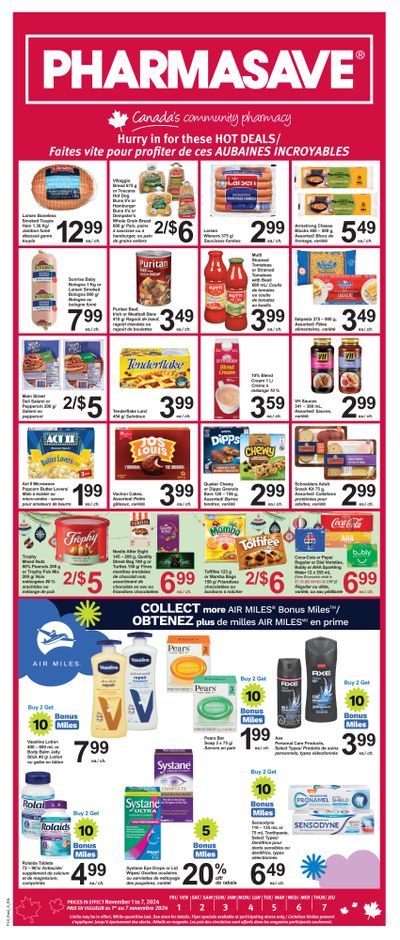 Pharmasave (NB) Flyer November 1 to 7