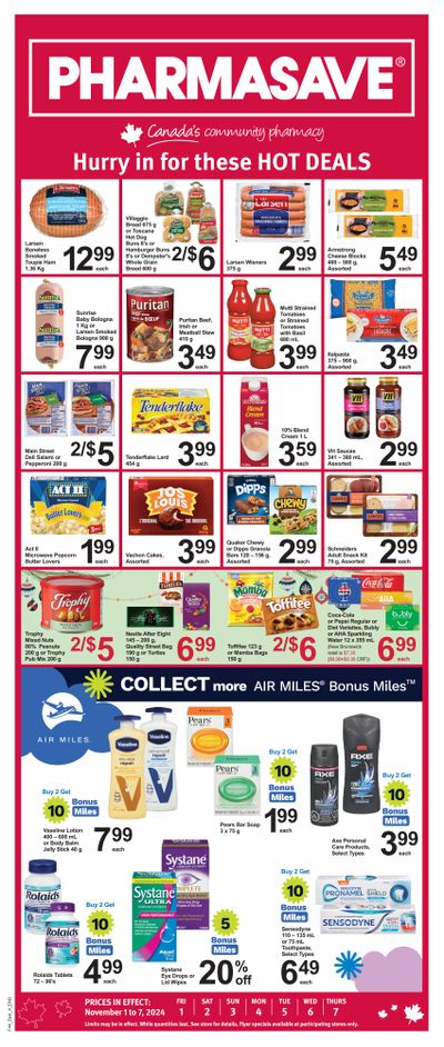Pharmasave (Atlantic) Flyer November 1 to 7