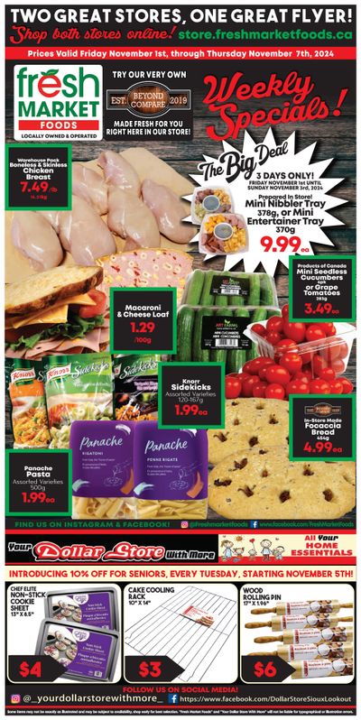 Fresh Market Foods Flyer November 1 to 7