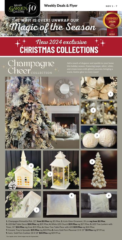 Lakeside Garden Gallery Flyer November 1 to 7