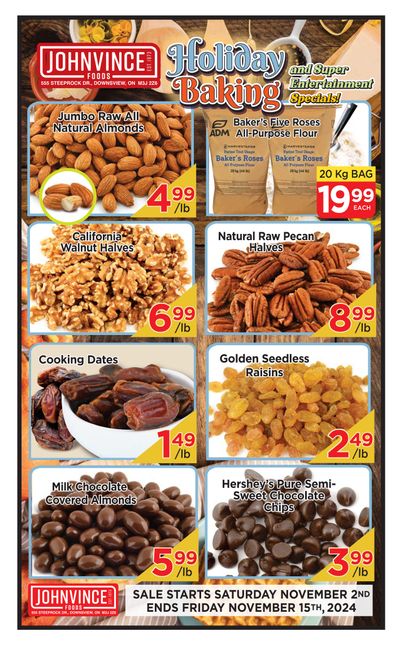 Johnvince Foods Flyer November 2 to 15
