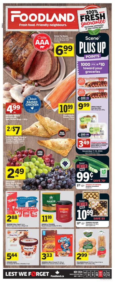 Foodland (ON) Flyer November 7 to 13