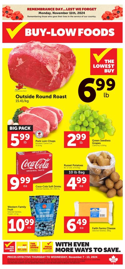 Buy-Low Foods Flyer November 7 to 13 Buy-Low Foods Flyer November 7 to 13