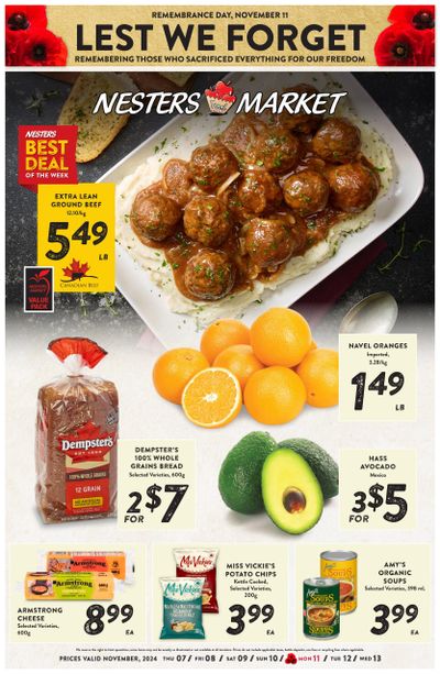 Nesters Market Flyer November 7 to 13