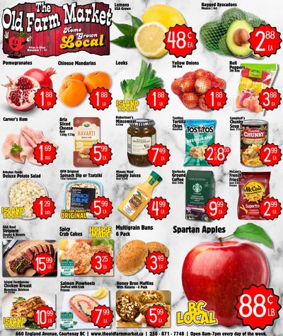 The Old Farm Market (Courtenay) Flyer November 7 to 13