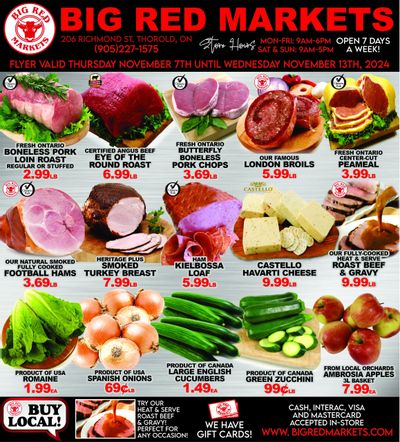 Big Red Markets Flyer November 7 to 13