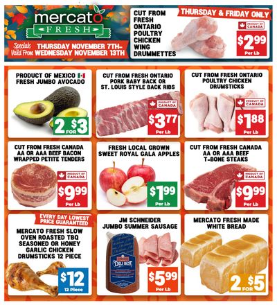 Mercato Fresh Flyer November 7 to 13