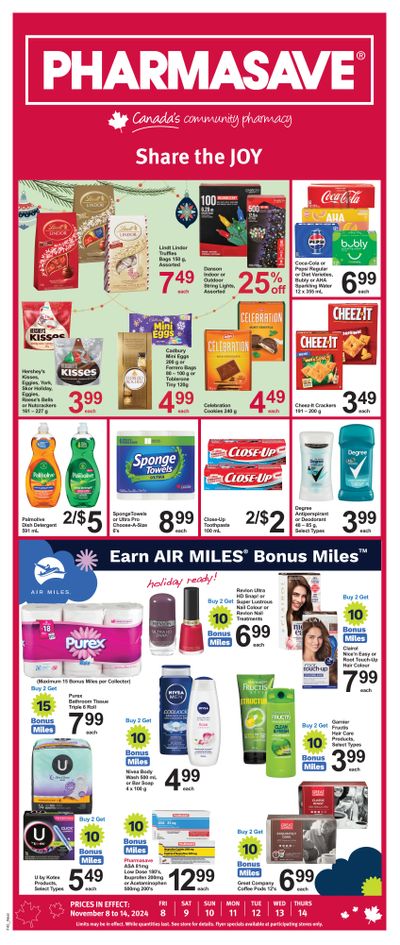 Pharmasave (West) Flyer November 8 to 14