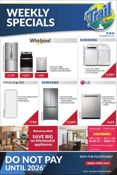 Trail Appliances (AB & SK) Flyer November 7 to 13
